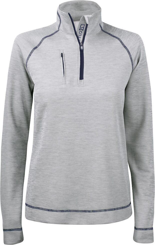 CUTTER & BUCK Chambers Half Zip Ladies Meleerattu harmaa (95)