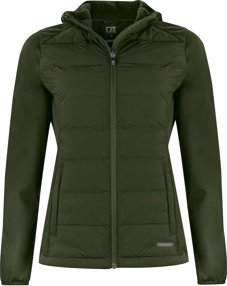 CUTTER & BUCK Oak Harbor Jacket Ladies Tummanvihreä (640)