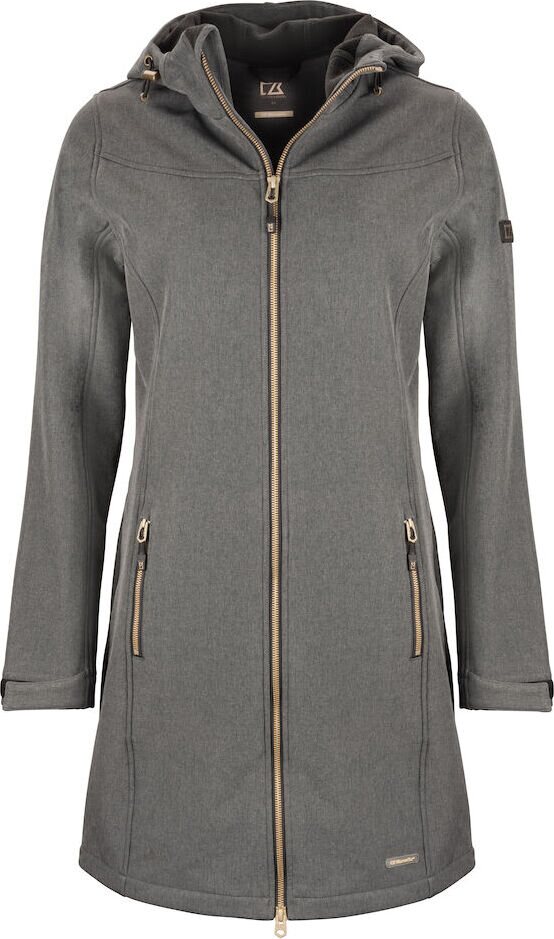 CUTTER & BUCK Whittier Jacket Ladies Meleerattu antrasiitti (955)