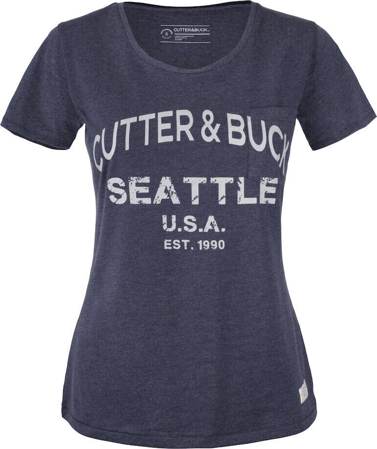 CUTTER & BUCK Pacific City Tee Ladies Denim melansi (569)
