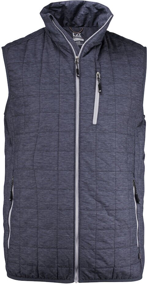 CUTTER & BUCK Rainier Vest Men's Meleerattu antrasiitti sininen (586)