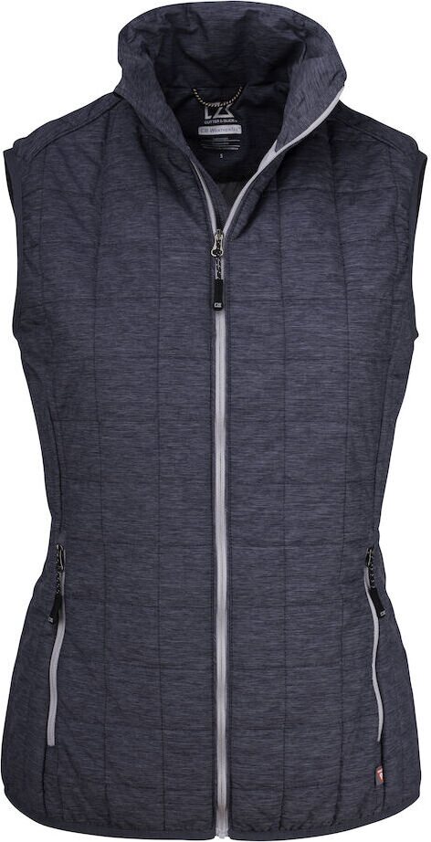 CUTTER & BUCK Rainier Vest Ladies' Meleerattu antrasiitti sininen (586)