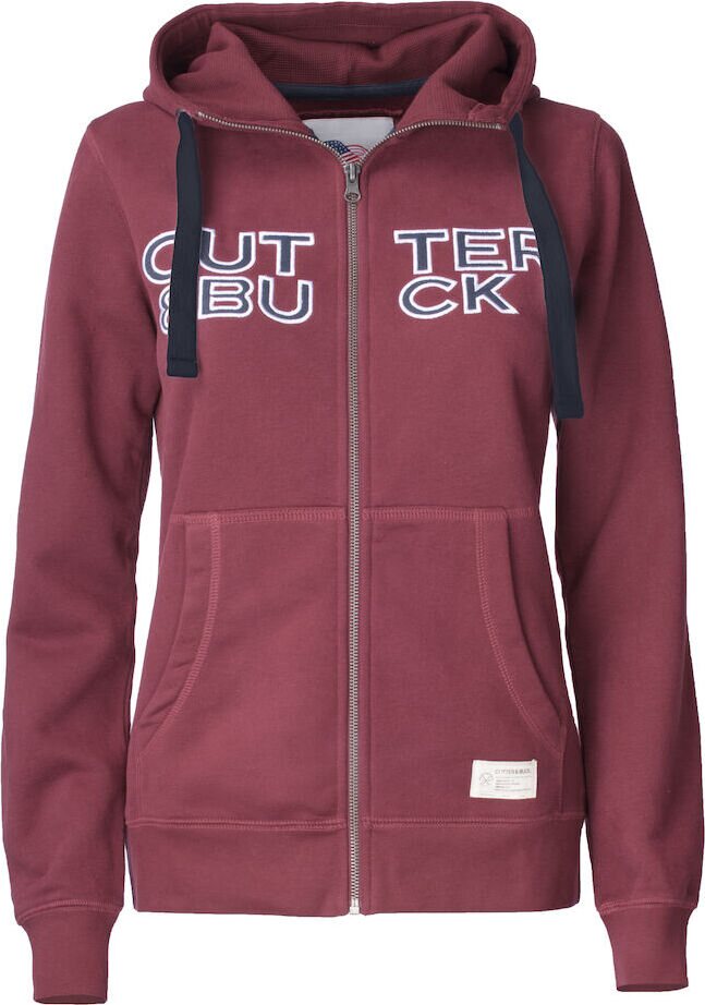 CUTTER & BUCK Twisp Hood FZ Ladies Viininpunainen (38580)