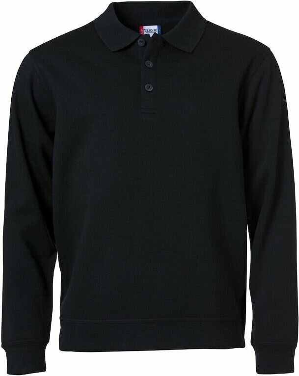 CLIQUE Basic Polo Sweater L/S Black (99)