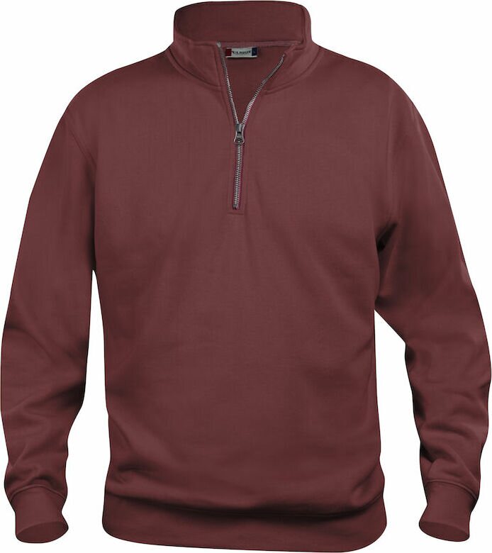 CLIQUE Basic Half Zip Burgundy (38)