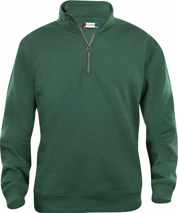 CLIQUE Basic Half Zip Bot green (68)