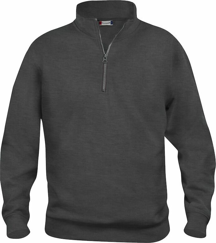 CLIQUE Basic Half Zip Antracite melange (955)