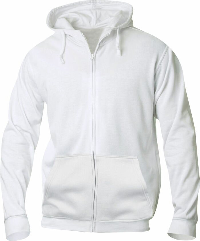 CLIQUE Basic Hoody Full zip White (00)