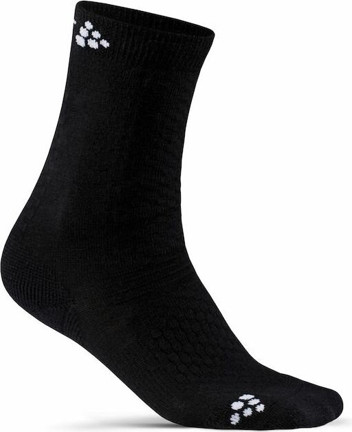 CRAFT Warm Mid 2-pack Sock JR Musta (999000)