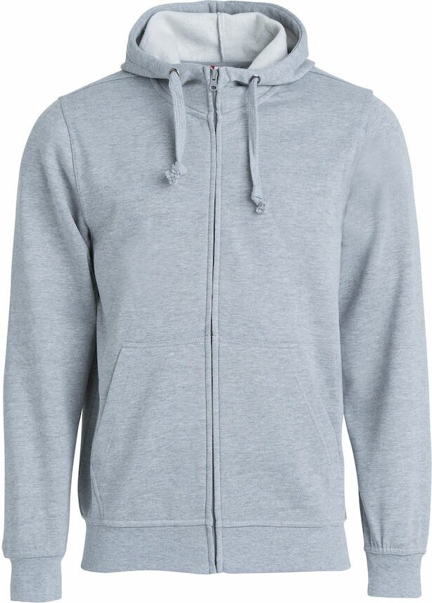CLIQUE Basic Hoody Full zip Grey melange (95)