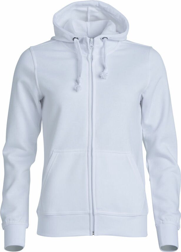 CLIQUE Basic Hoody Full zip ladies White (00)
