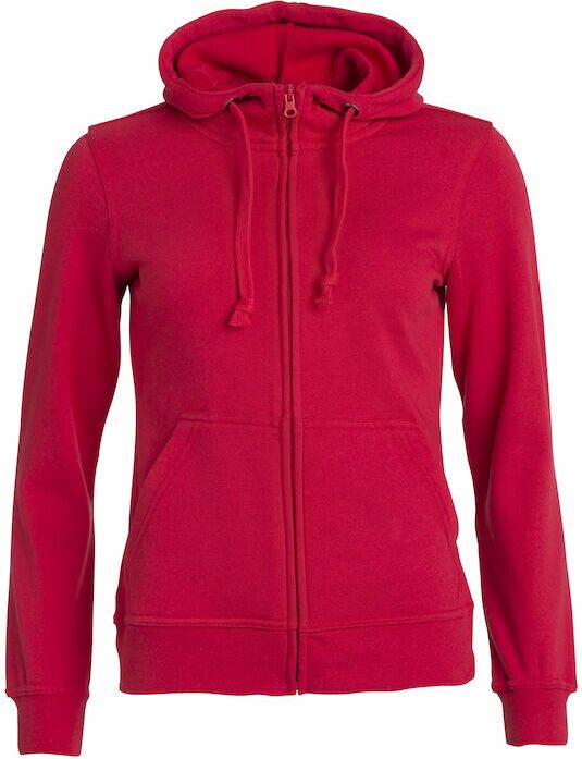 CLIQUE Basic Hoody Full zip ladies Red (35)