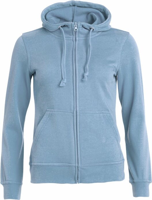 CLIQUE Basic Hoody Full zip ladies Light blue (57)