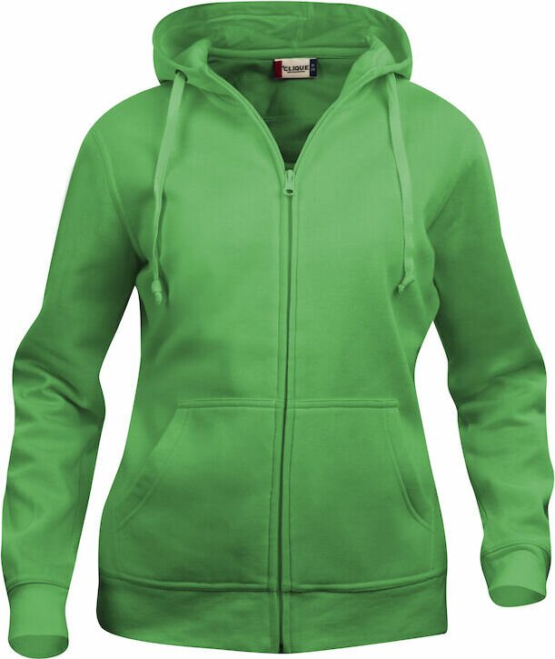 CLIQUE Basic Hoody Full zip ladies Apple green (605)