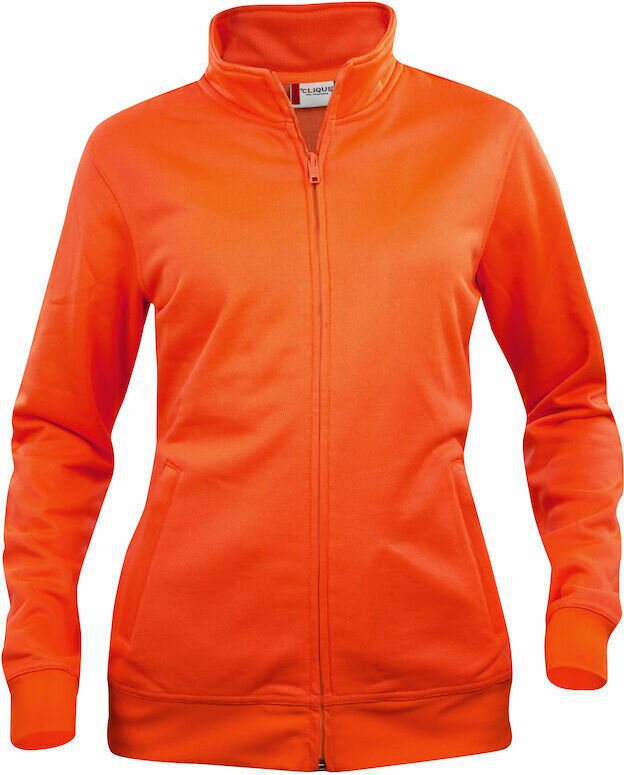 CLIQUE Basic -naisten collegepusero Huomio-oranssi (170)