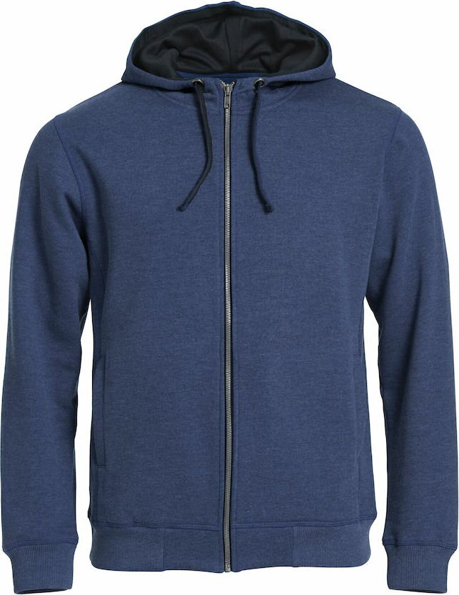 CLIQUE Classic Hoody Full Zip Blue melange (565)