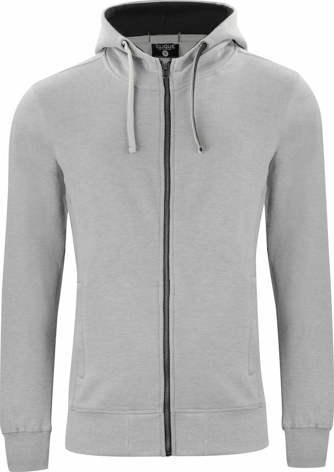 CLIQUE Classic Hoody Full Zip Grey melange (95)