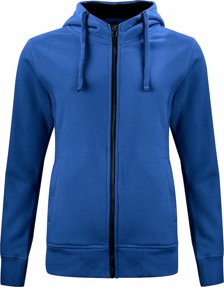 CLIQUE Classic Hoody Full Zip Ladies Royal blue (55)