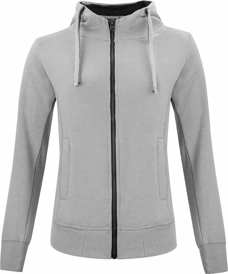 CLIQUE Classic Hoody Full Zip Ladies Grey melange (95)