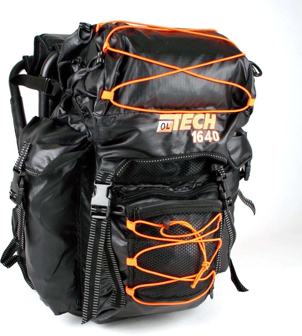 OLTECH 1640 -tuolirinkka 40L Musta/oranssi