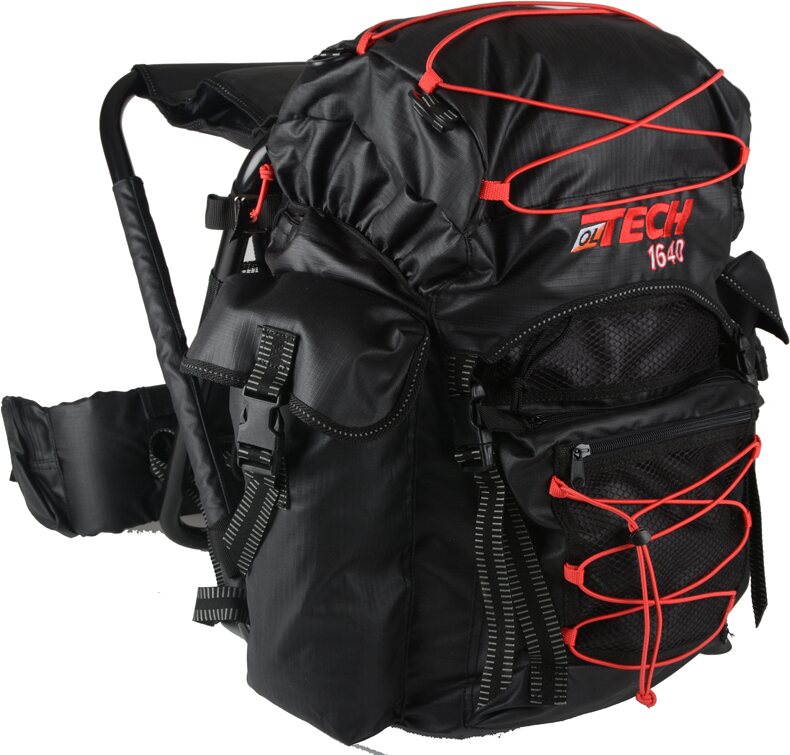 OLTECH 1640 -tuolirinkka 40L Musta/punainen