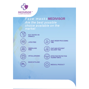 Medvisor 3-kerroksinen kirurginen suojamaski 50 kpl