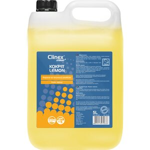 CLINEX EXPERT+ Kokpit Lemon - Środek do renowacji plastiku i odżywka do deski rozdzielczej, Lemon 5 l