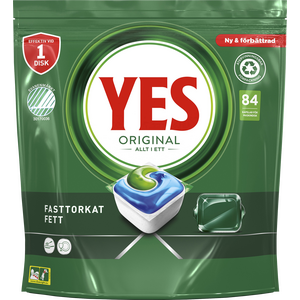 YES Original Konetiskitabletit 84 kpl