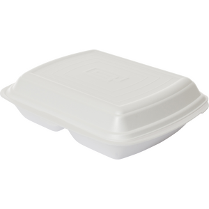 TINGSTAD Take-away laatikko, 2-lokeroa XPS 24x20x7CM, 125KPL