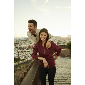 CLIQUE Basic -unisex-mallinen puolivetoketjullinen collegepaita