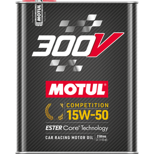 MOTUL 300V Competition 15W-50 Täyssynteettinen ESTER Core® kilpamoottoriöljy 2L