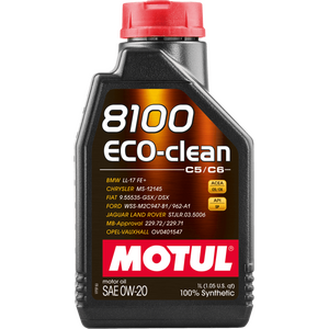 MOTUL 8100 ECO-clean 0W-20 Täyssynteettinen moottoriöljy 1L (ACEA C5/C6, API SP)