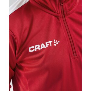 CRAFT Progress Halfzip Ls Tee Jr