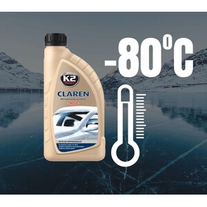 K2 CLAREN - Lasinpesunestetiiviste talvi -80°C 1L