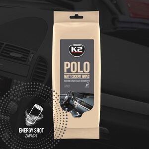 K2 POLO - Kojelaudan mattapyyhkeet 24KPL