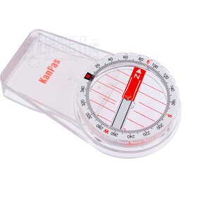 KANPAS MTB-43-F karthållarkompass – För skid- och cykelorientering