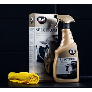 K2 SPECTRUM - Syväävä nestemäinen pikavaha 700ML + mikrokuituliina