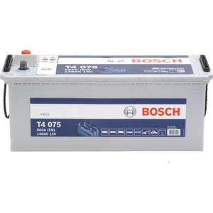 BOSCH T4 075 Startbatteri – 12V 140Ah 800A 3L+