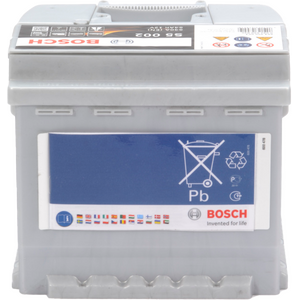 BOSCH S5 002 Käynnistysakku 12V 54Ah 530A R+ 207x175x190mm