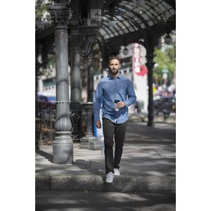 CUTTER & BUCK Ellensburg -miesten Denim-paita