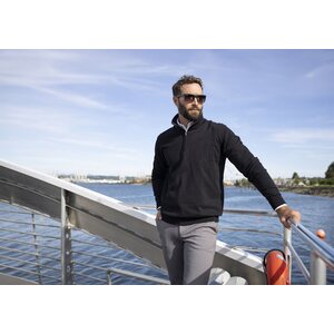 CUTTER & BUCK Oakville -miesten puolivetoketjullinen neulepusero