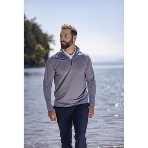 CUTTER & BUCK Coos Bay -miesten puolivetoketjullinen paita