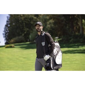 CUTTER & BUCK Traverse -miesten puolivetoketjullinen paita