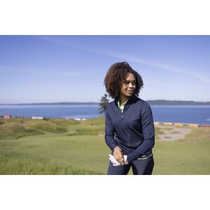 CUTTER & BUCK Traverse -naisten puolivetoketjullinen paita