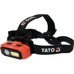YATO Ladattava LED-otsavalo liiketunnistimella 800lm