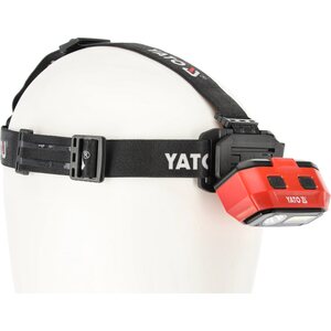 YATO Ladattava LED-otsavalo liiketunnistimella 800lm