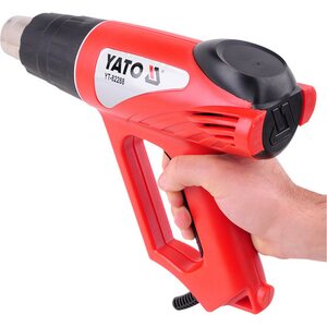 YATO Kuumailmapistooli 2000 W, 2-nopeuksinen