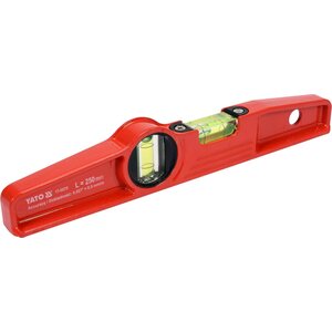 YATO Trapetsimallinen vatupassi, 2 libelliä 250 mm