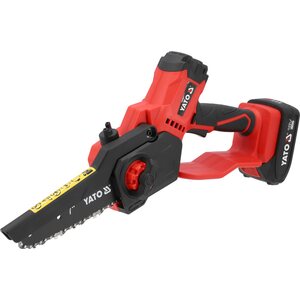 YATO Akkukäyttöinen miniketjusaha 7'' terälaipalla, 18 V, 2 Ah