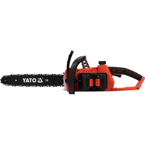 YATO Akkuketjusaha 14" terälaipalla, 36 V, 2 x 2 Ah